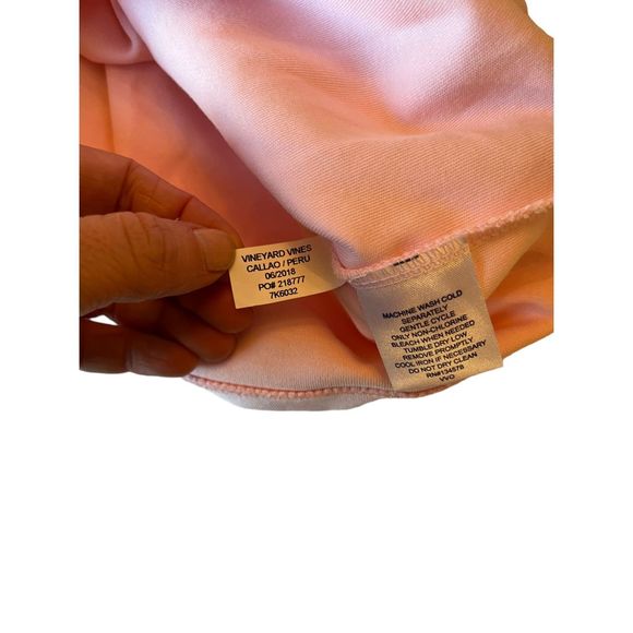 EUC Vineyard Vines Girls Light Pink Pullover - Size Large, 1/4 Zip, Blue Whale L - Picture 5 of 8